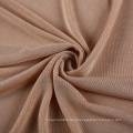 In stock 94% poly 6% spandex 1x1 rib knit jersey fabric composition